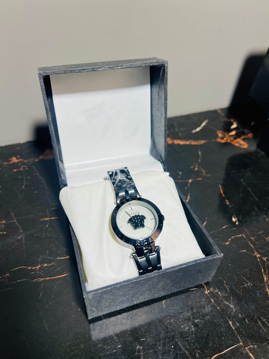 Versace Sleek Black Luxury Watch