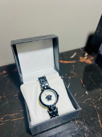 Versace Sleek Black Luxury Watch