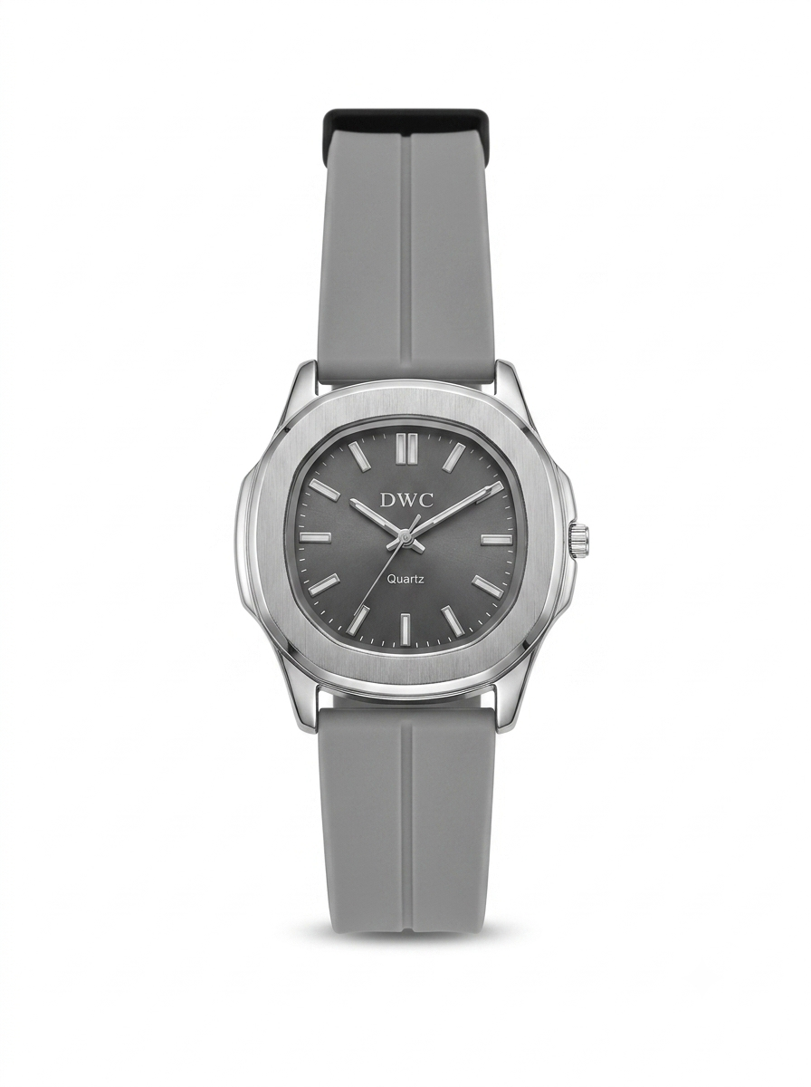 DWC Quartz Men’s Watch with Magnet lock & Silicone Strap