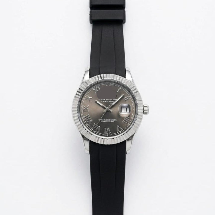 R-lex Silicone Strap Mens Watch